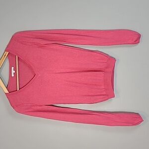 Patrizia Pepe silk cashmere sweater pink‎ luxury old money ski comfy winter
